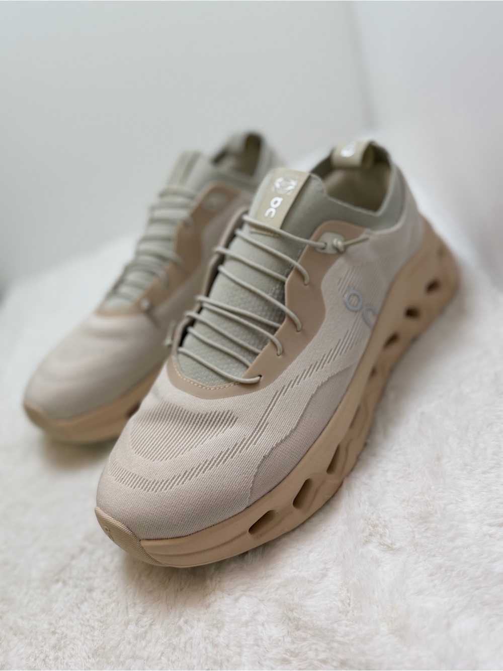 Loewe x On Cloudtilt Collaboration in the 'Sand' colorway